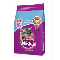 WHISKAS GATITOS CARNE Y LECHE 10KG