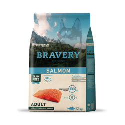 BRAVERY SALMON ADULTO LARGE/MEDIUM BREEDS 12KG