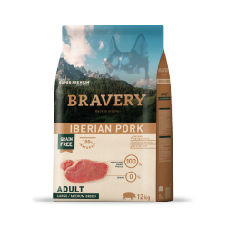 BRAVERY ADULT IBERIAN PORK LARGE/MEDIUM BREEDS 12KG