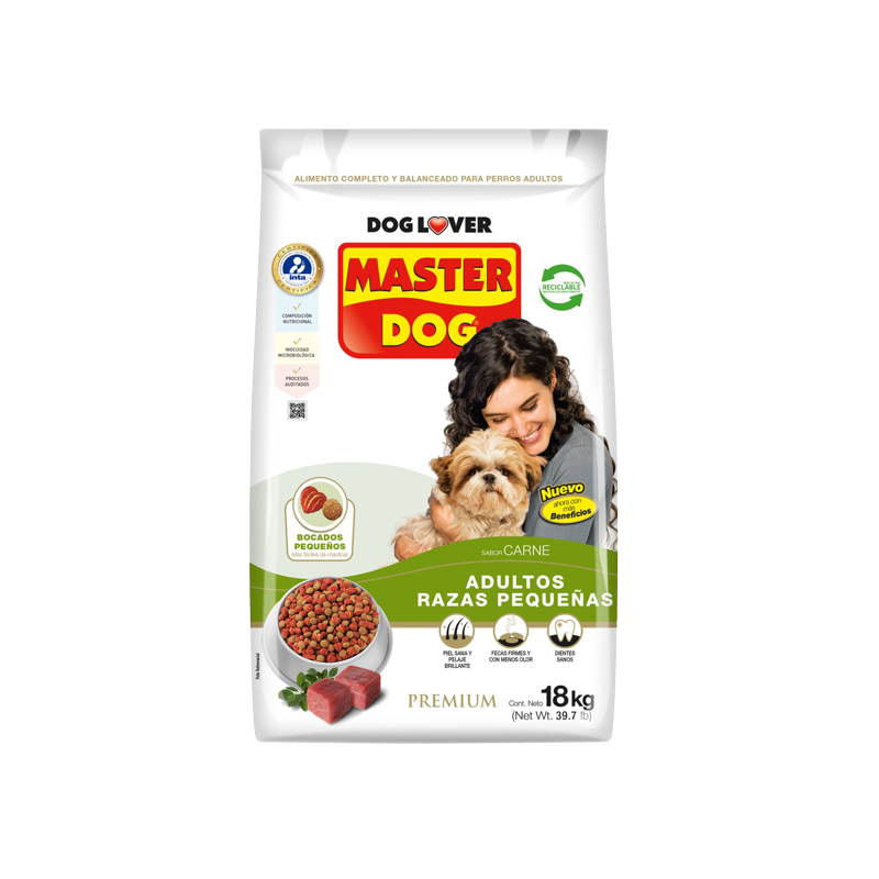 MASTER DOG ADULTO RAZA PEQUEÑA 18KG